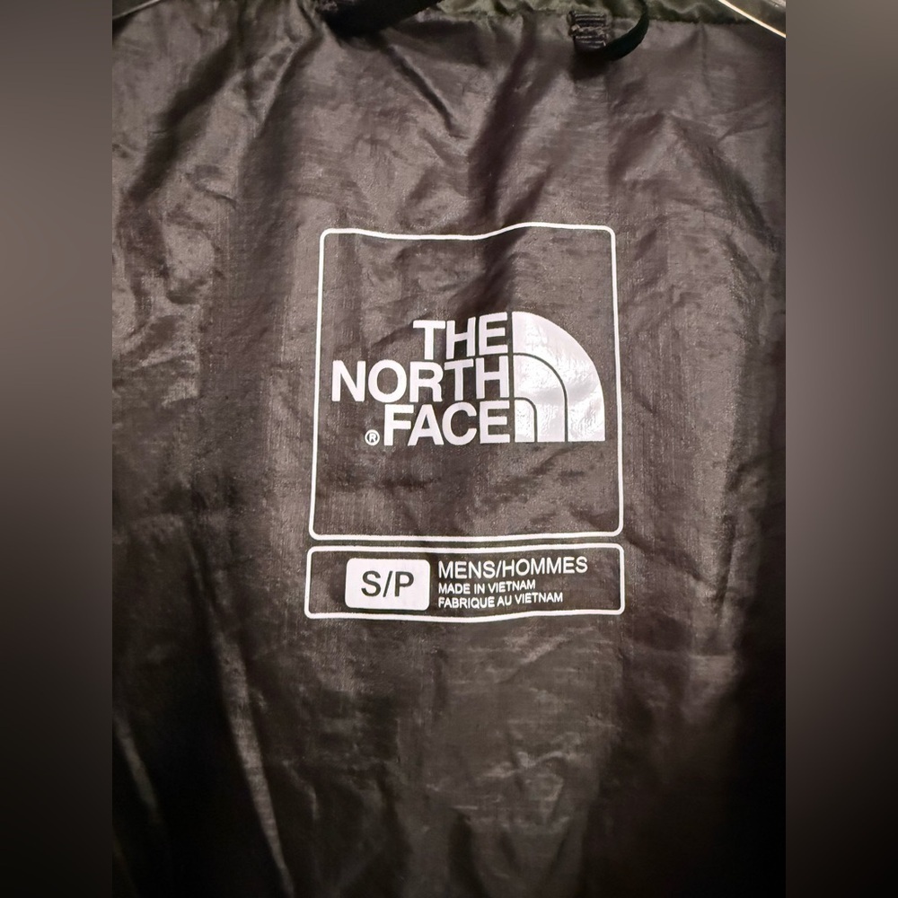 The North Face Green TNF Eco Zip Up Thermoball Down Puffer Jacket Mens Size S - Picture 2 of 5
